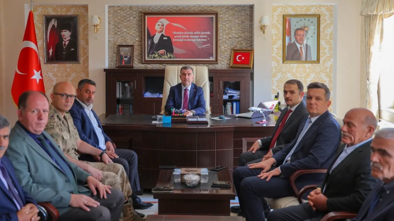 Vali Eldivan’dan Kaymakam Yıldırım’a Ahat’a hayırlı olsun ziyareti