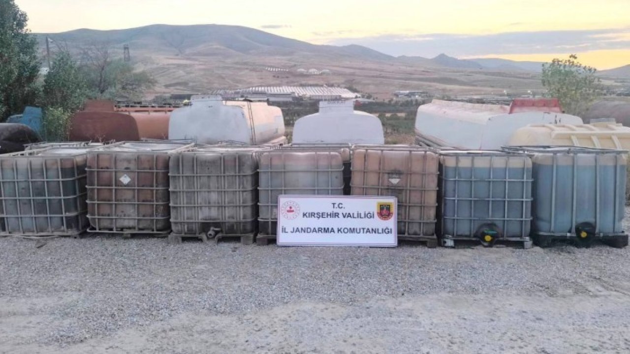 Atık yağlardan kaçak akaryakıt üretimine suçüstü