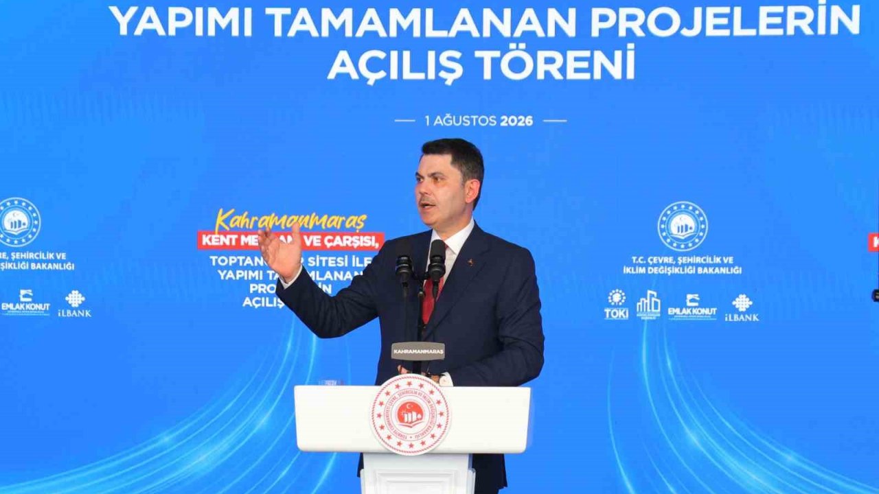 Bakan Kurum: "Her yetişemezsiniz iddiasına, yeni bir anahtar teslimiyle cevap verdik"