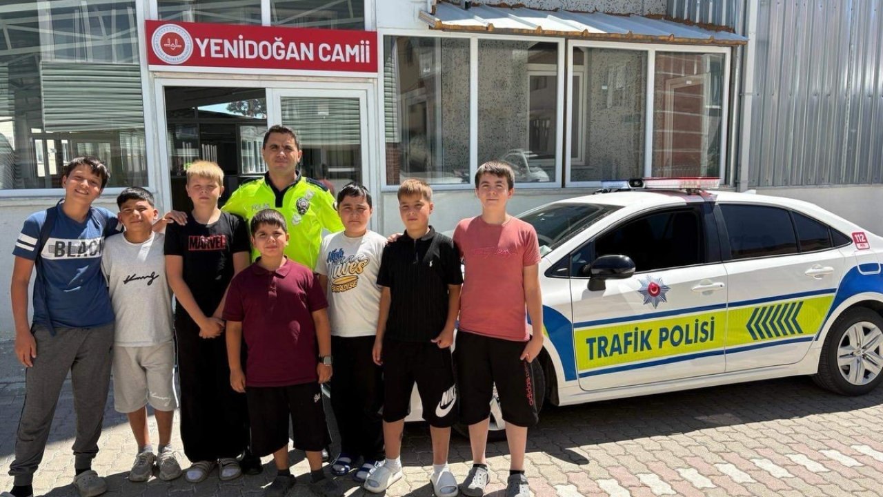 370 öğrenciye trafik eğitimi verildi