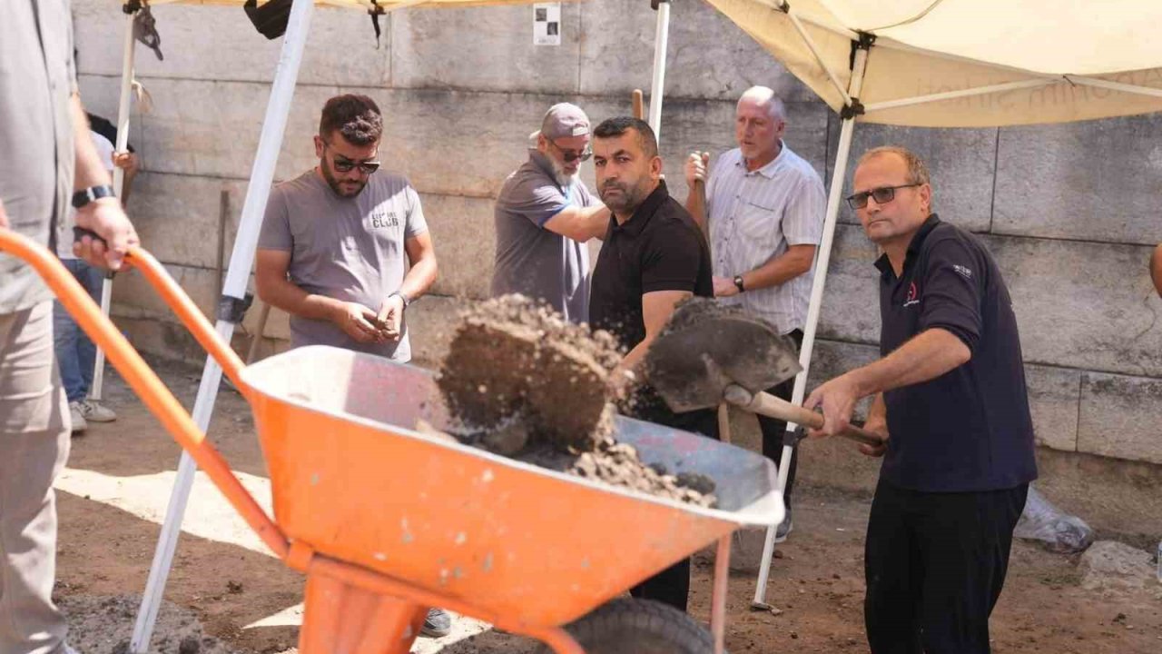 Konuralp Antik Kentte restorasyon öncesi son hazırlıklar