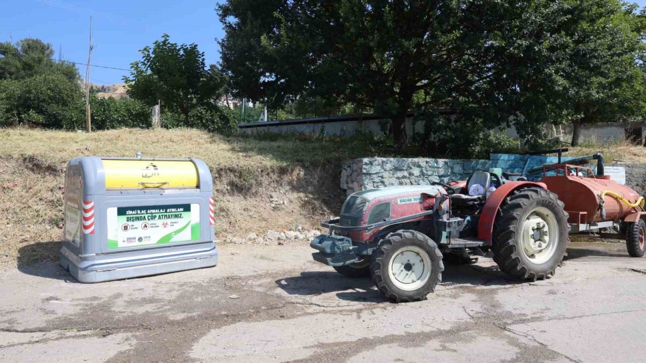 Osmangazi’de zirai atıklar artık doğaya değil geri dönüşüme gidiyor