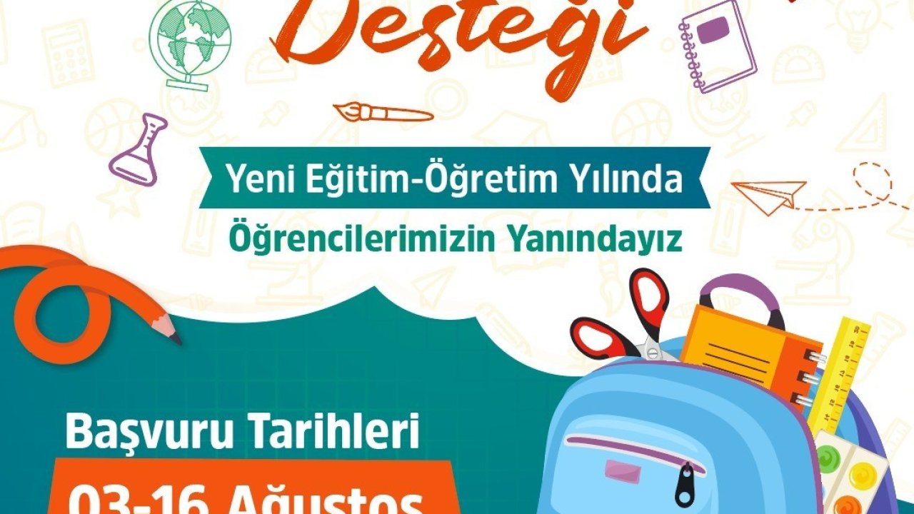 Büyükşehir’den öğrencilere kırtasiye desteği