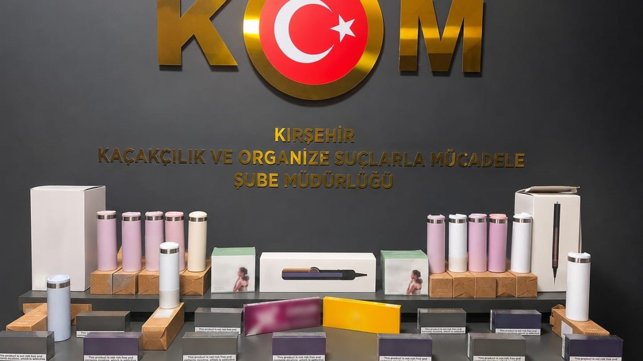 Kırşehir’de 130 paket ısıtılmış tütün ürünü ele geçirildi