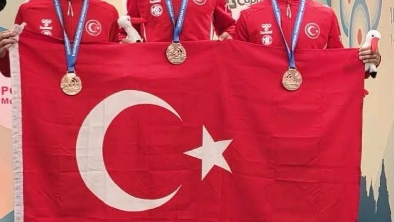 Erzincanlı milli atıcı Avrupa üçüncüsü oldu