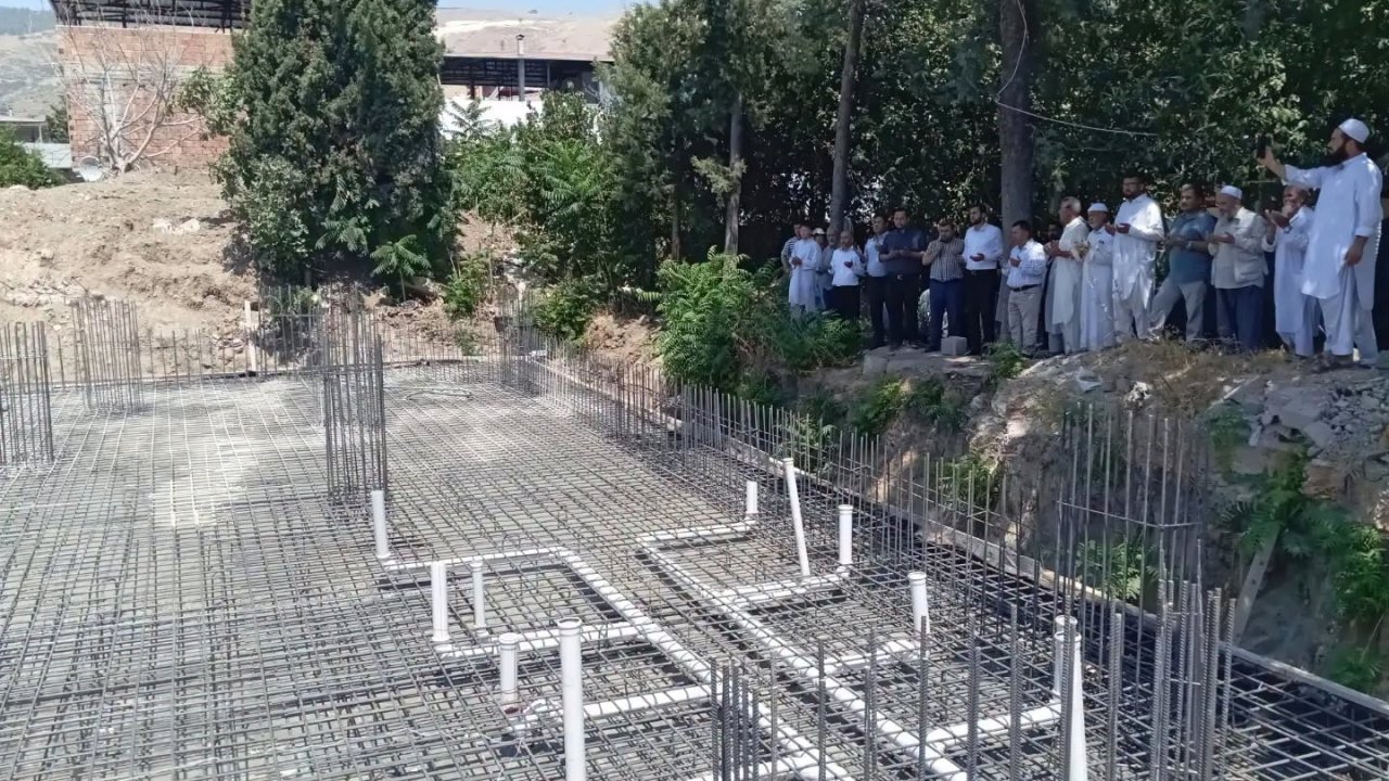 Ovakent’te İmam Buhari Camii’nin temeli dualarla atıldı