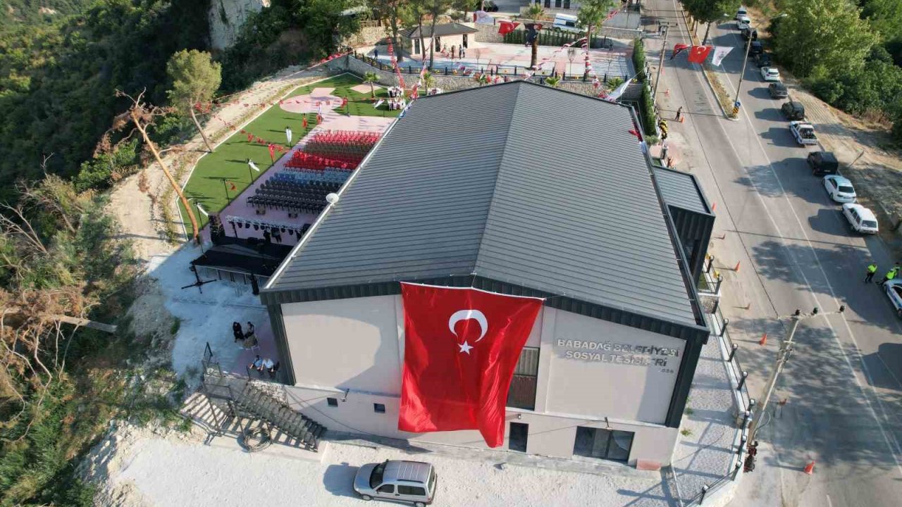Babadağ Sosyal Tesisleri büyük katılımla açıldı