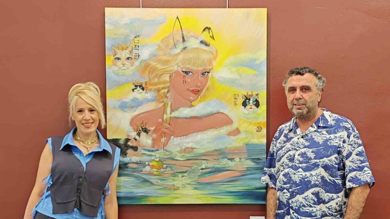 Ressam Şule Dincel, UPSD yaz sergisi ile dönüş yaptı