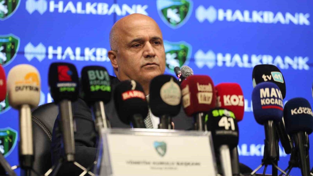 Kocaelispor Başkanı Durul’dan sanayicilere sitem: "Lafa gelince herkes Kocaelisporlu"