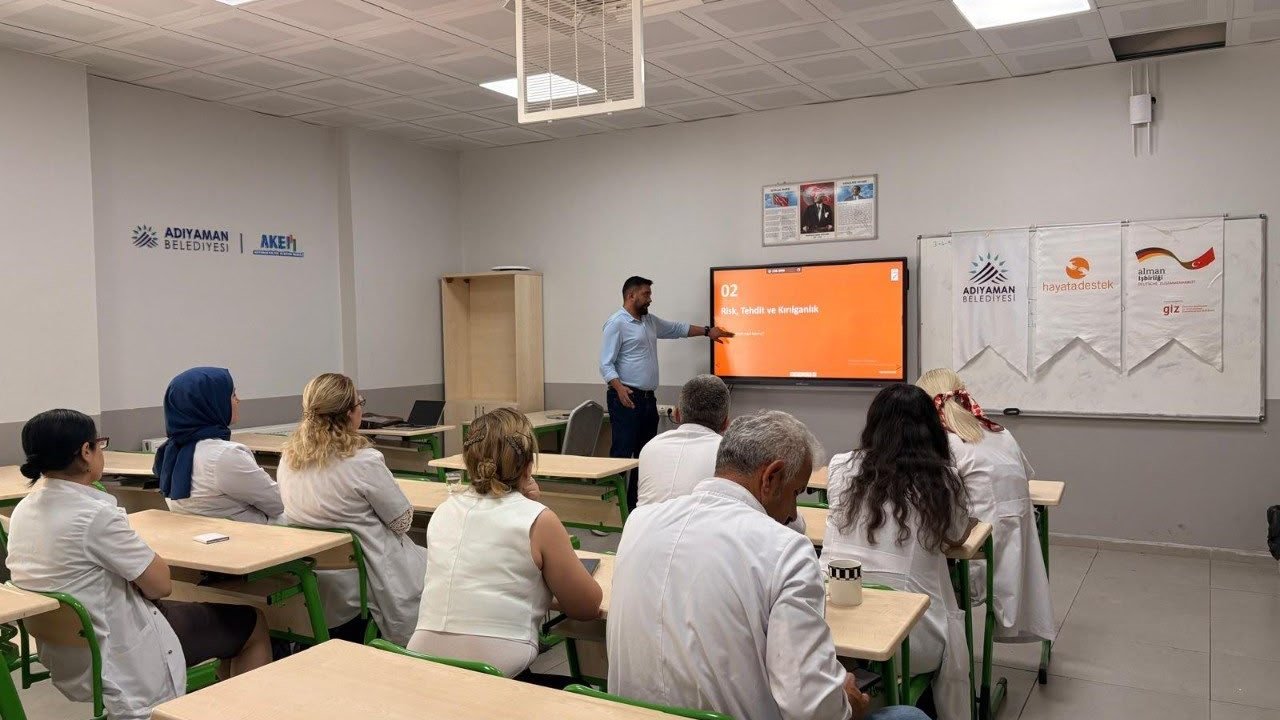 Adıyaman Belediyesi personeline eğitim ve mentörlük desteği