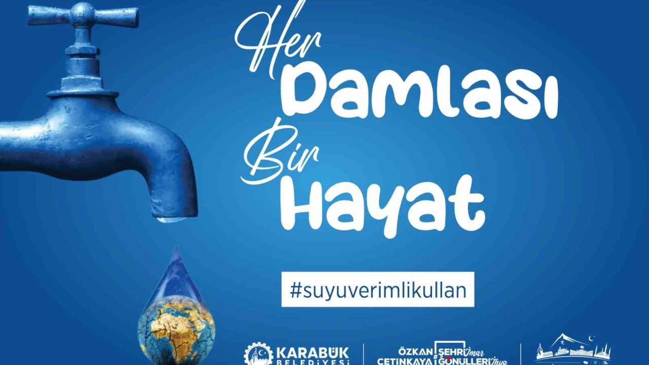 Karabük’te su verimliliği seferberliği başlatıldı