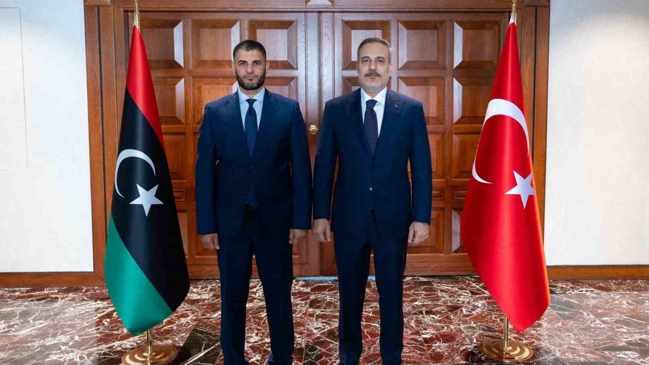 Bakan Fidan, Libya Milli Birlik Hükümeti İçişleri Bakan Vekili Trabelsi ile görüştü