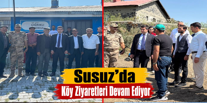 Susuz’da Köy Ziyaretleri Devam Ediyor