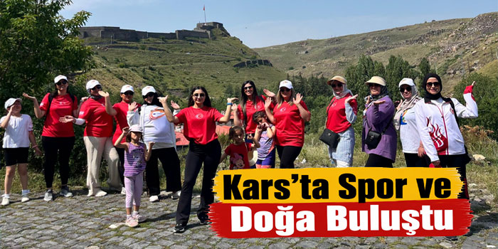 Kars’ta Doğa Yürüyüşüyle Sağlıklı Yaşama Davet