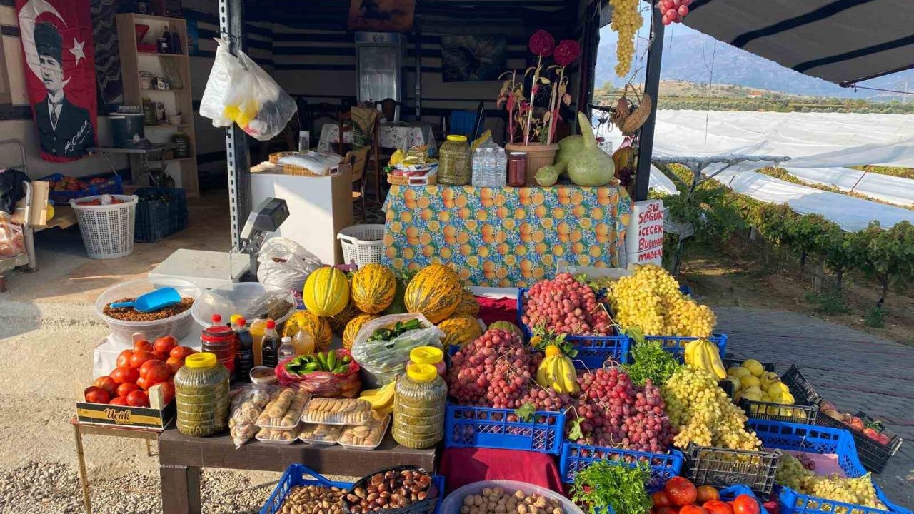 Yol üzerinde dalından sofraya