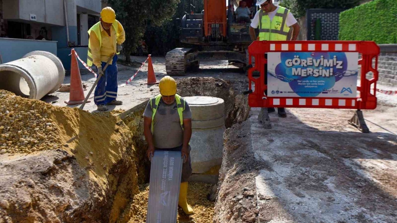 Mersin’de yağmur suyu altyapısı güçleniyor