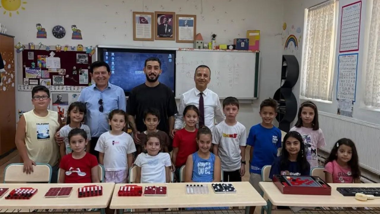 Yenipazar’da çocuklar yaz tatilini akıl ve zeka oyunlarıyla değerlendiriyor