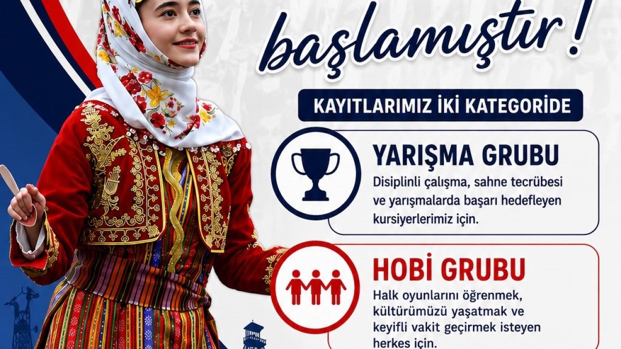 Halk oyunlarında yeni sezon kayıtları başladı