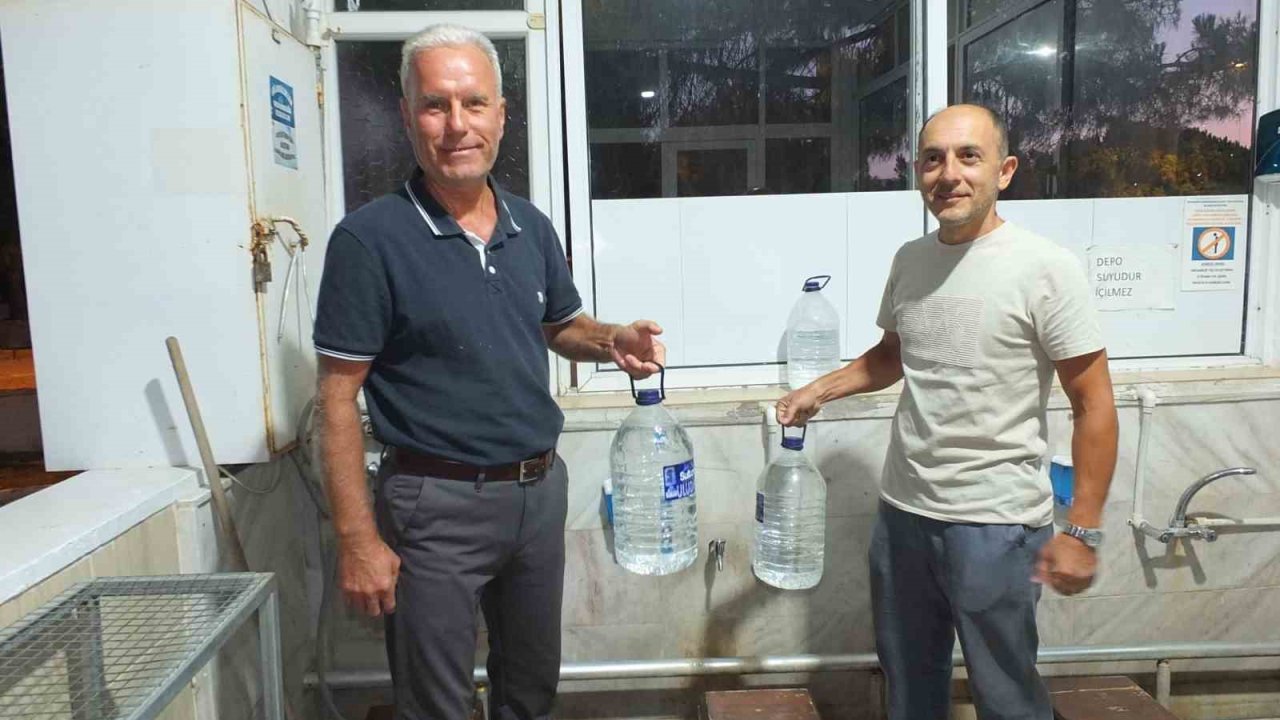 Burhaniye’de su sıkıntısı bezdirdi