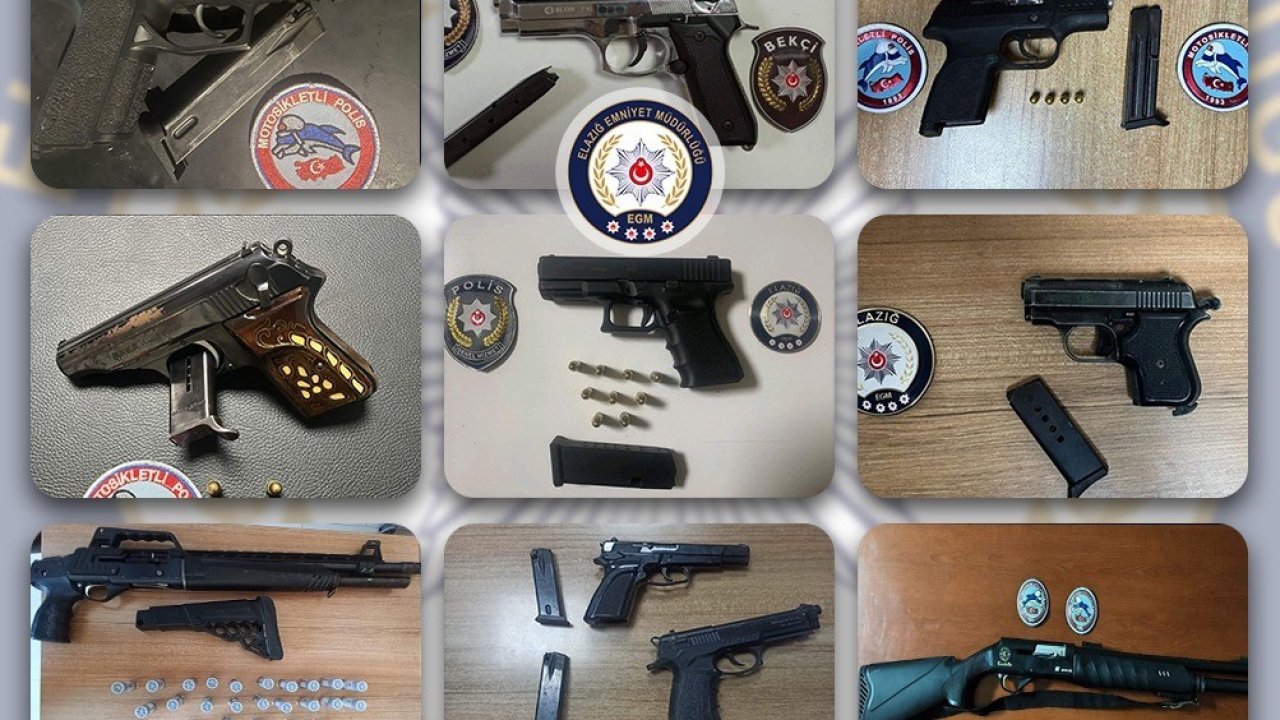 Elazığ’da kesinleşmiş hapis cezası bulunan 78 zanlı yakalandı