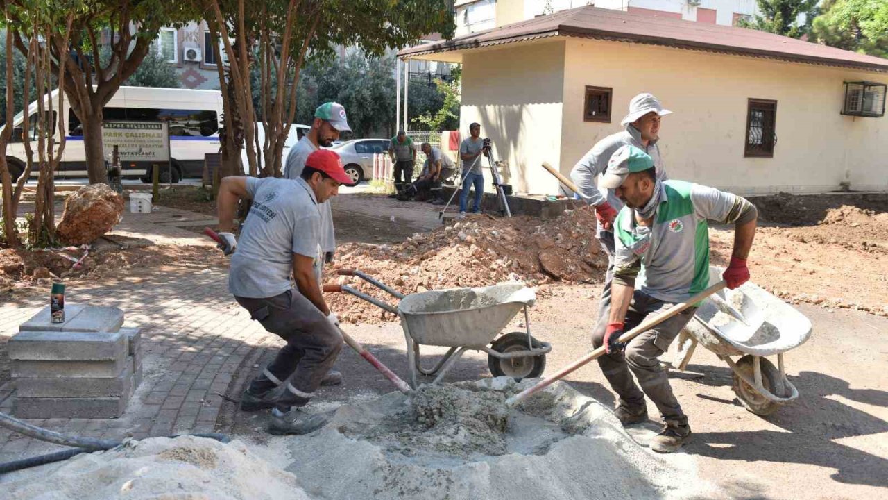 Yükseliş’in parkı daha güvenli ve konforlu hale geliyor