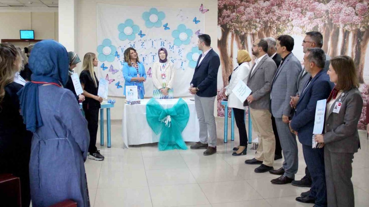 Kayseri Devlet Hastanesi’nde Emzirme Haftası kapsamında farkındalık etkinliği düzenlendi