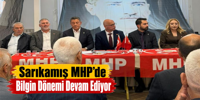MHP Sarıkamış’ta Tarık Bilgin Yeniden Başkan Seçildi