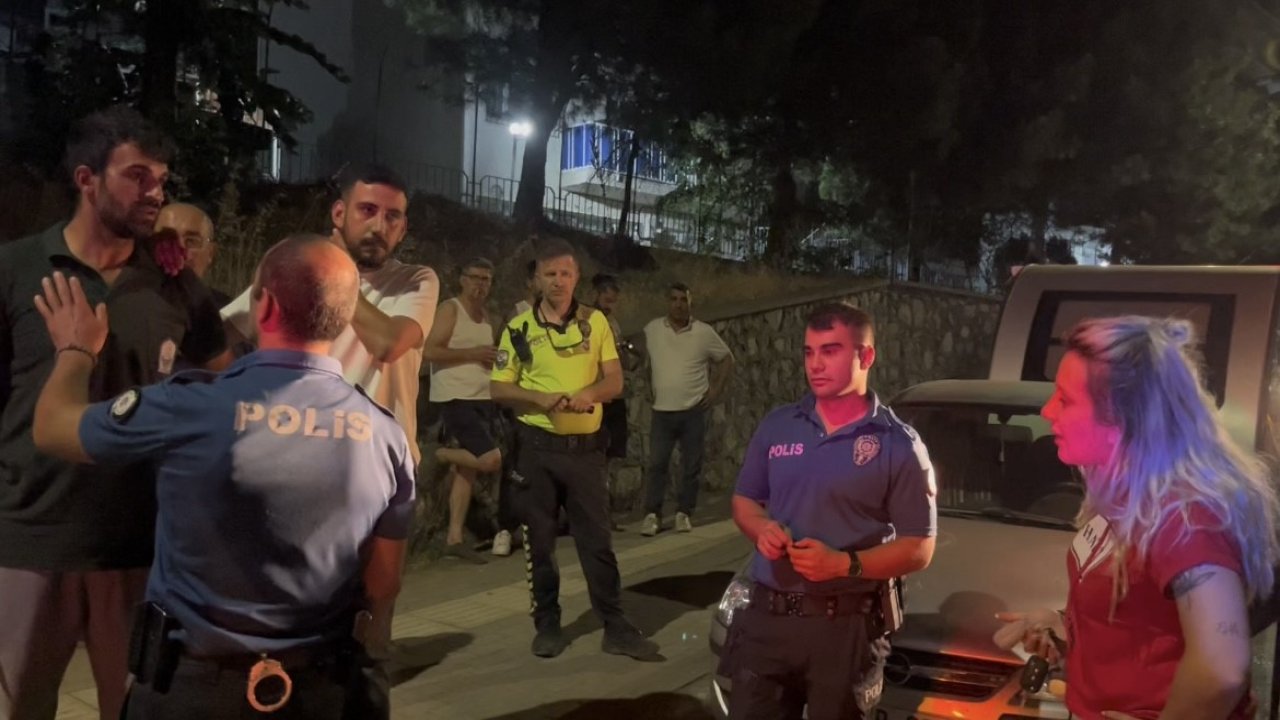 Mahalleyi savaş alanına çevirdi, alkollü kadın sürücü karıştığı kazayı unuttu