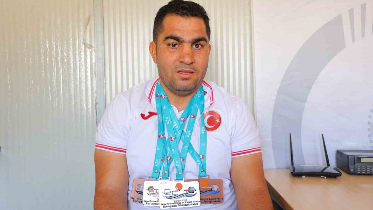 Kahramanmaraşlı görme engelli sporcu Avrupa Şampiyonası’ndan 4 madalyayla döndü