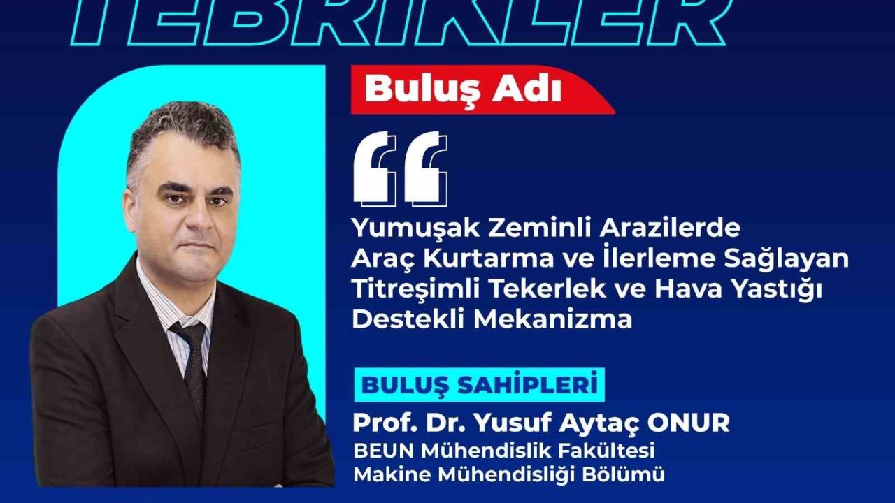 BEUN’lu akademisyen ve öğrencilerin buluşuna patent