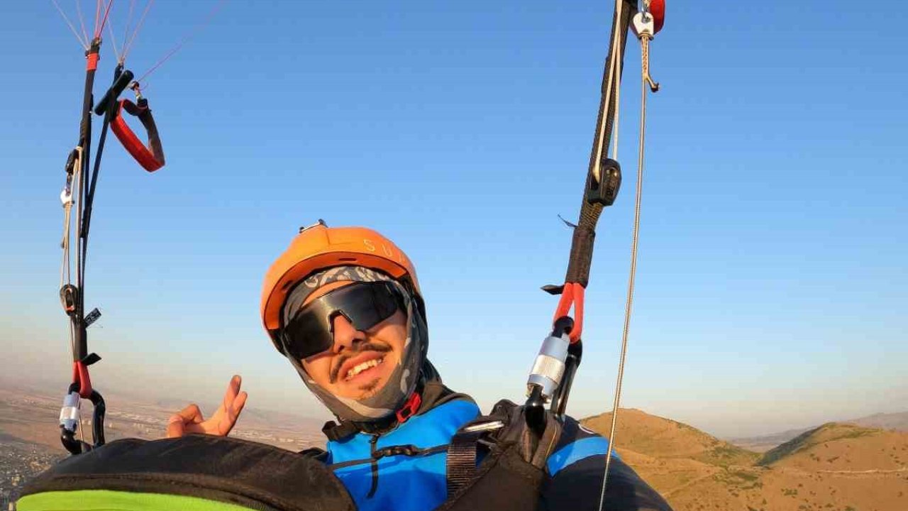 Kayseri’den Kahramanmaraş’a uçan yamaç paraşütü mesafe pilotu o anları anlattı