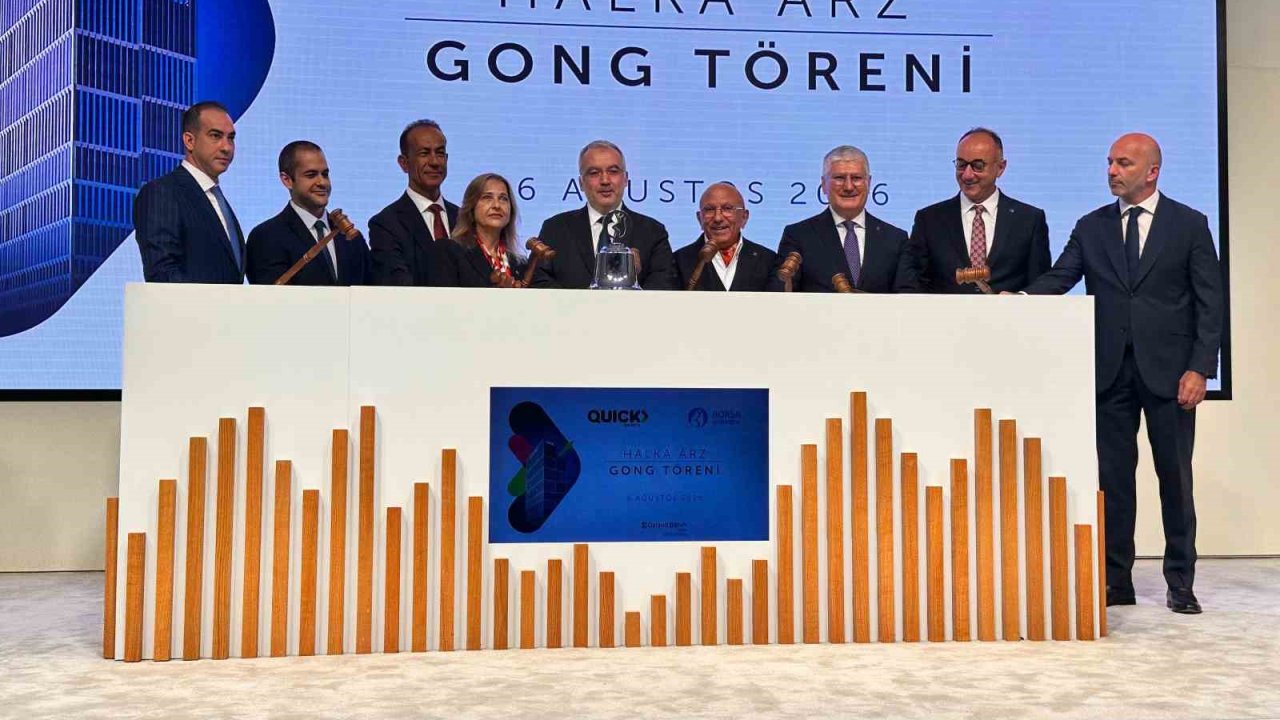 Borsa İstanbul’da gong, Quick Sigorta için çaldı