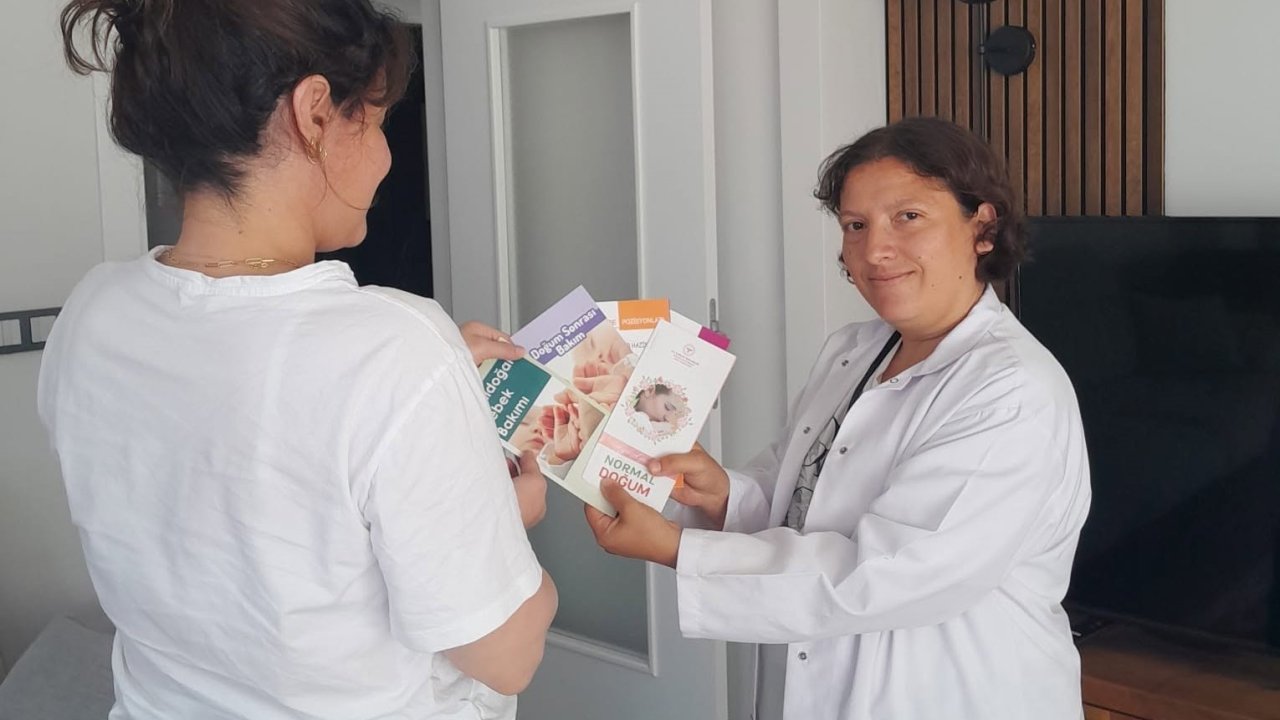 Düzce’de son 3 ayındaki gebelere evde sağlık desteği