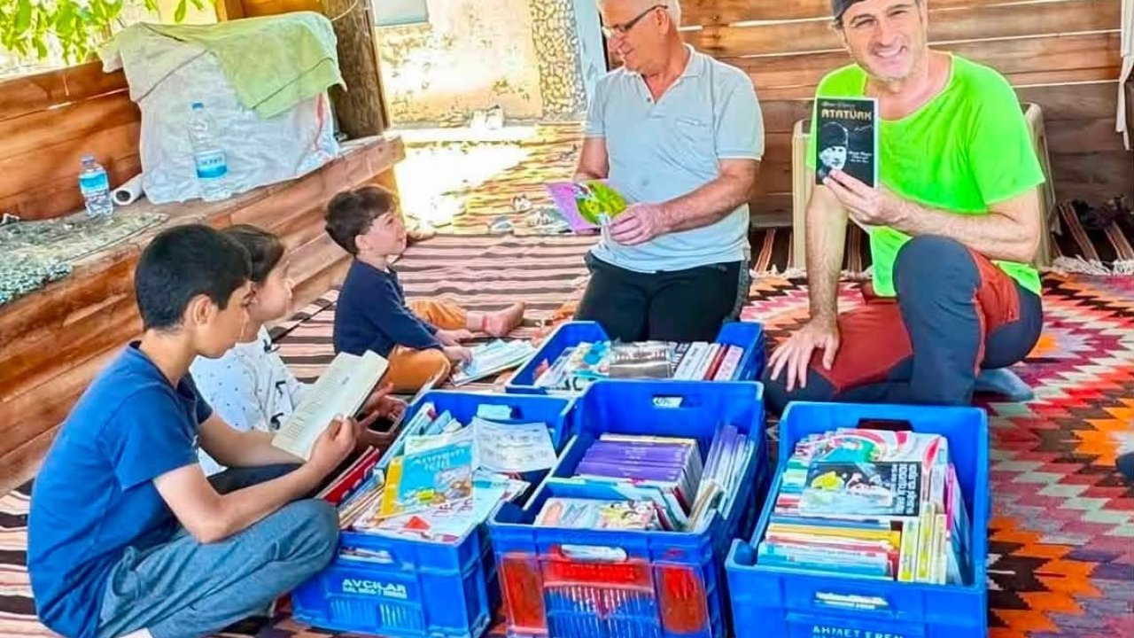 Manavgat Belediyesi’nden yaylalara kütüphane desteği
