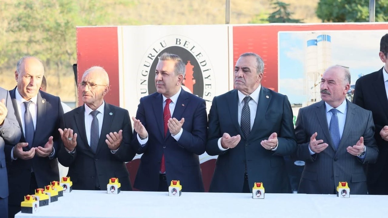 Sungurlu’da dev yatırımlar için toplu açılış ve temel atma töreni düzenlendi