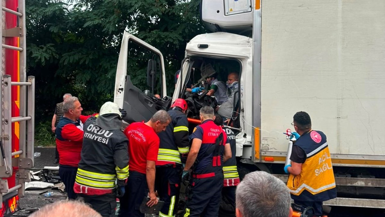 Ordu’da zincirleme trafik kazası: 4 yaralı