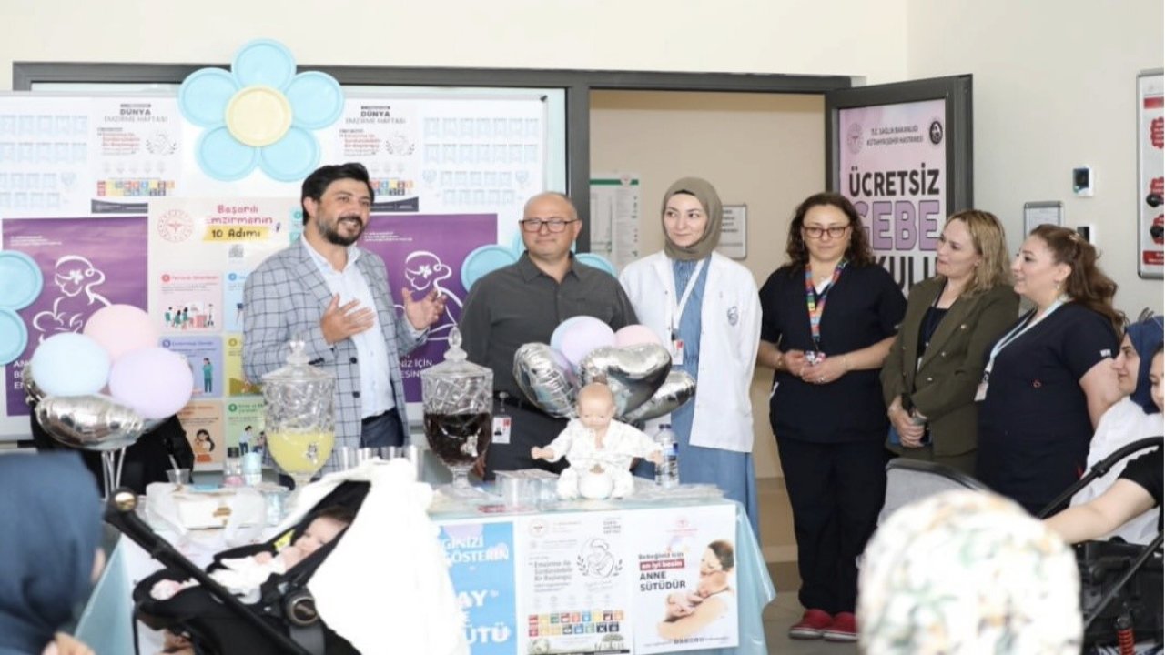 Kütahya Şehir Hastanesinde Dünya Emzirme Haftası farkındalığı