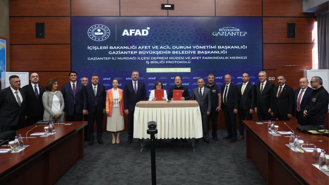 Nurdağı Deprem Müzesi ve Afet Farkındalık Merkezi için iş birliği protokolü imzalandı