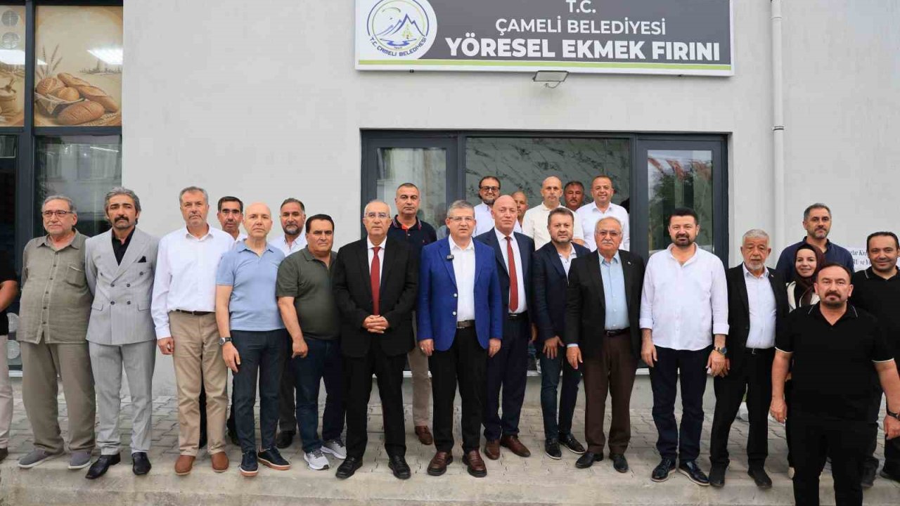 Çameli Belediyesi Yöresel Ekmek Fırını ve yatırımlar açıldı
