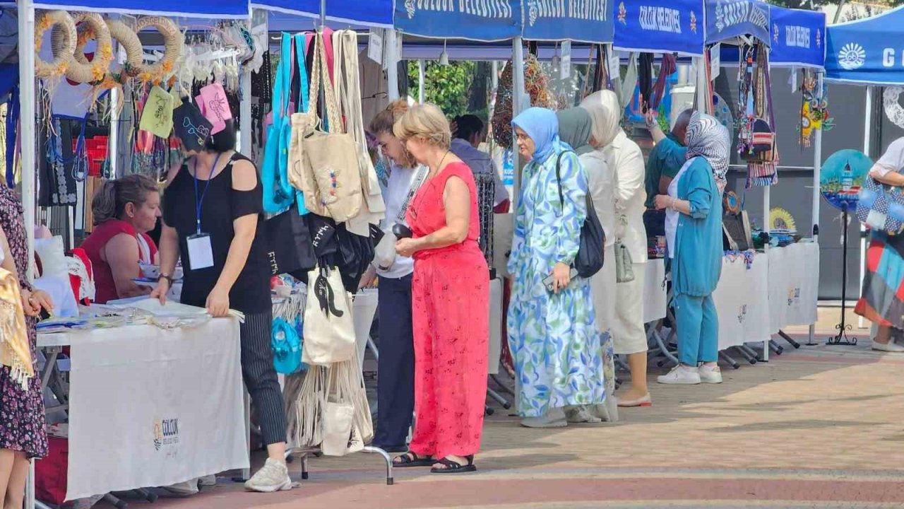 Gölcük Değirmendere’de el sanatları rüzgarı esiyor
