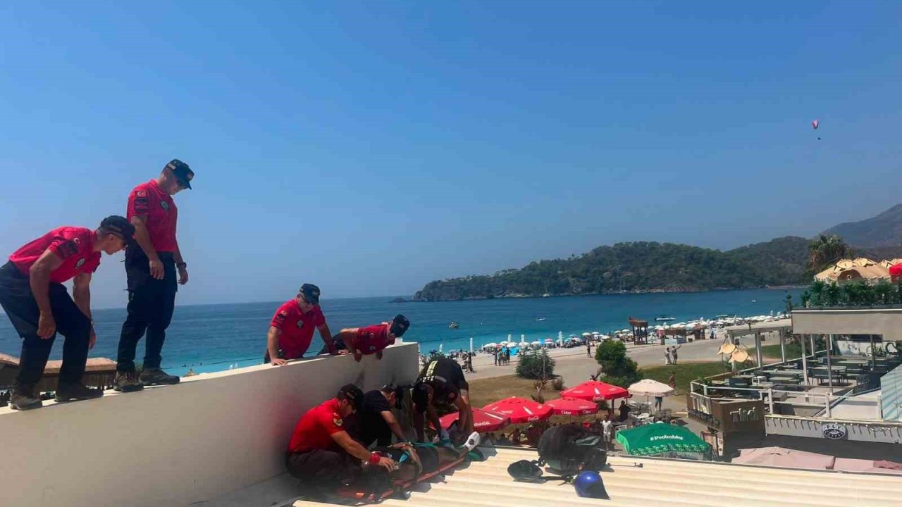 Fethiye’de yamaç paraşütü kazası: 2 kişi yaralandı