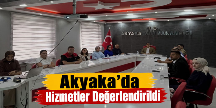 Akyaka’da Hizmet ve Koordinasyon Toplantısı Yapıldı
