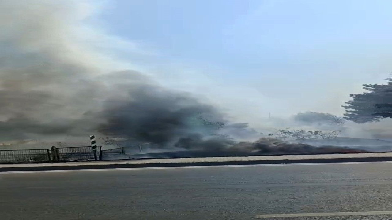 Eskişehir’de otluk alanda yangın