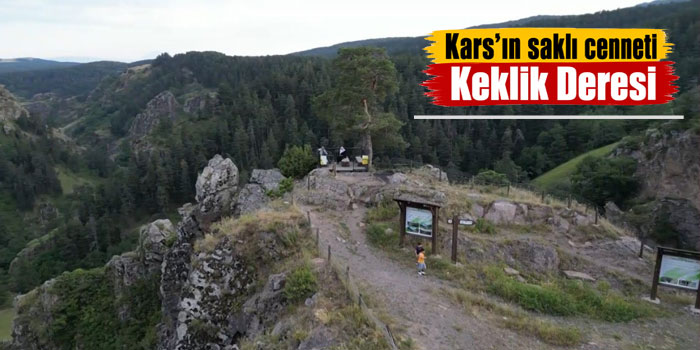 Kars’ın saklı cenneti Keklik Deresi görenleri hayran bırakıyor