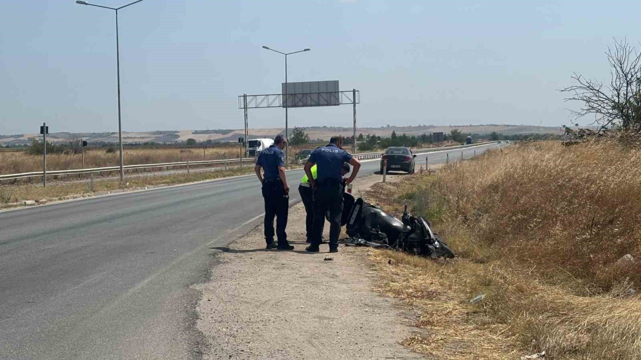 Babaeski’de trafik kazası: 1 yaralı
