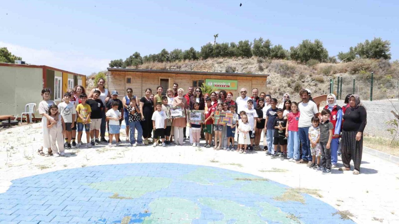 "Yüreğimizdeki Işık"projesi kapsamında çocuklara doğayla iç içe eğitim