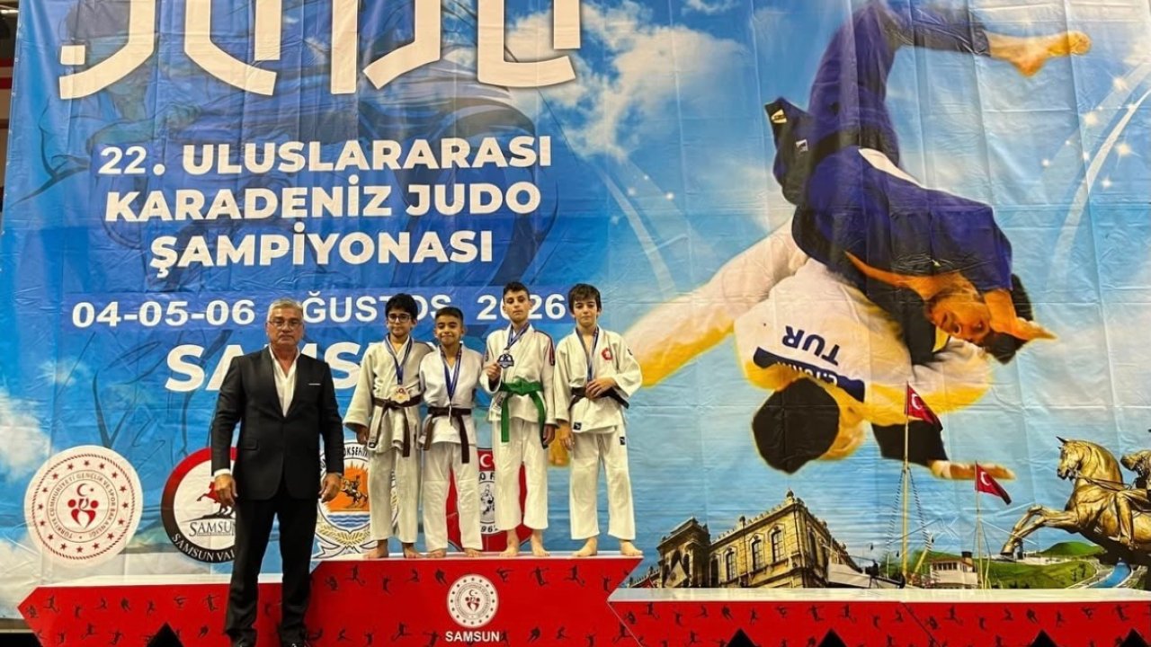 Bayburtlu judocular Samsun’da madalya kazandı