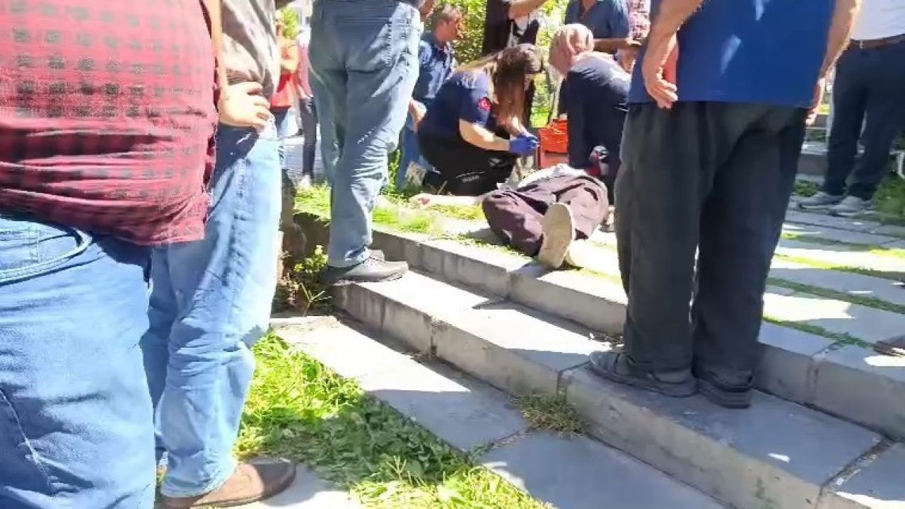 Kalp krizi geçiren vatandaşı kurtarmak için ekipler seferber oldu