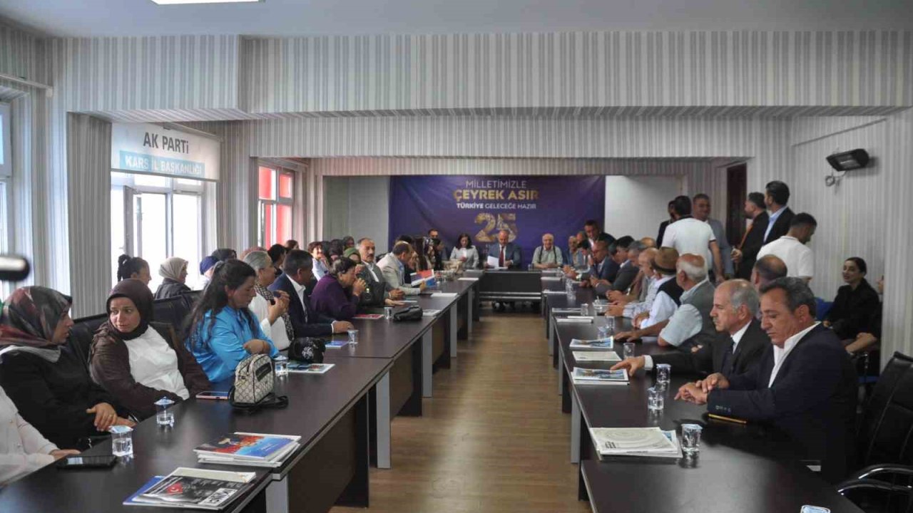 AK Parti Kars İl Başkanı Muammer Sancar: "25 yıldır milletimizin emanetini taşıyoruz"