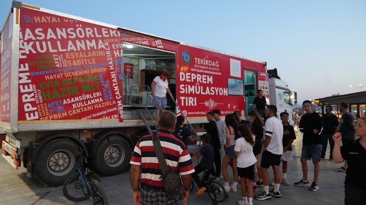 Mürefte depreminin yıldönümünde deprem eğitimi